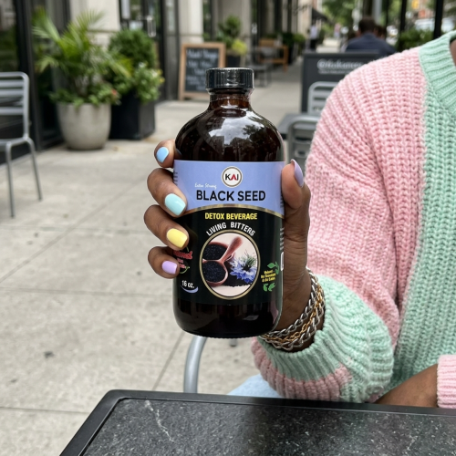Kai Extra Strong Black Seed Detox Beverage Living Bitters - 16 oz