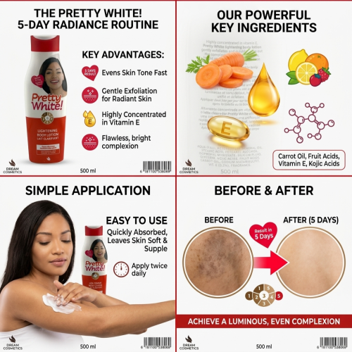 Pretty White Body Lotion - 500 ml